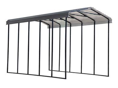 Arrow Carport, 14 ft. x 24 ft. x 14 ft. Charcoal 14′ x 24′ x 14′
