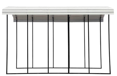 Arrow Carport, 14 ft. x 24 ft. x 14ft. Eggshell 14′ x 24′ x 14′