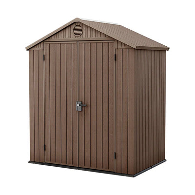 6 Ft. W X 4 Ft. D Double Door Apex Outdoor Garden Shed