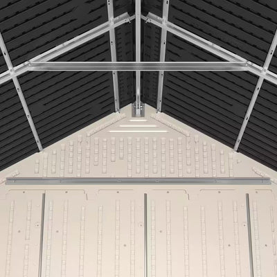 Vista 7 Ft. W X 7 Ft. D Plastic Shed (50 Sq. Ft.)
